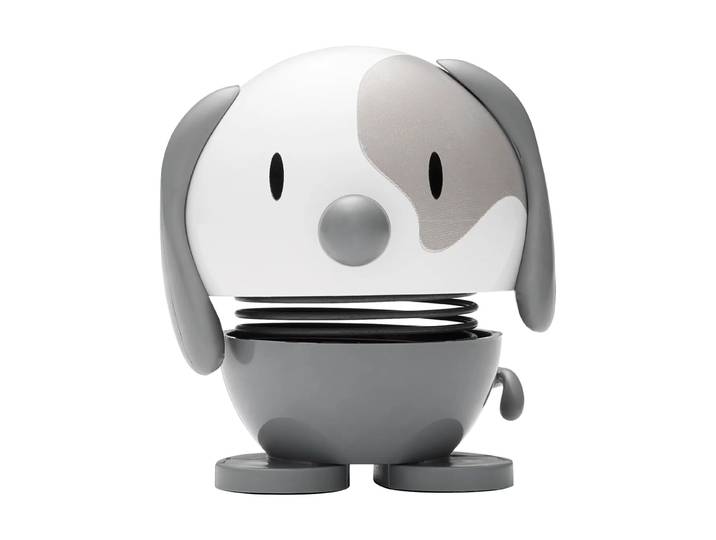 Hoptimist Figurine Hoptimist Dog 6,9 cm Cool grey