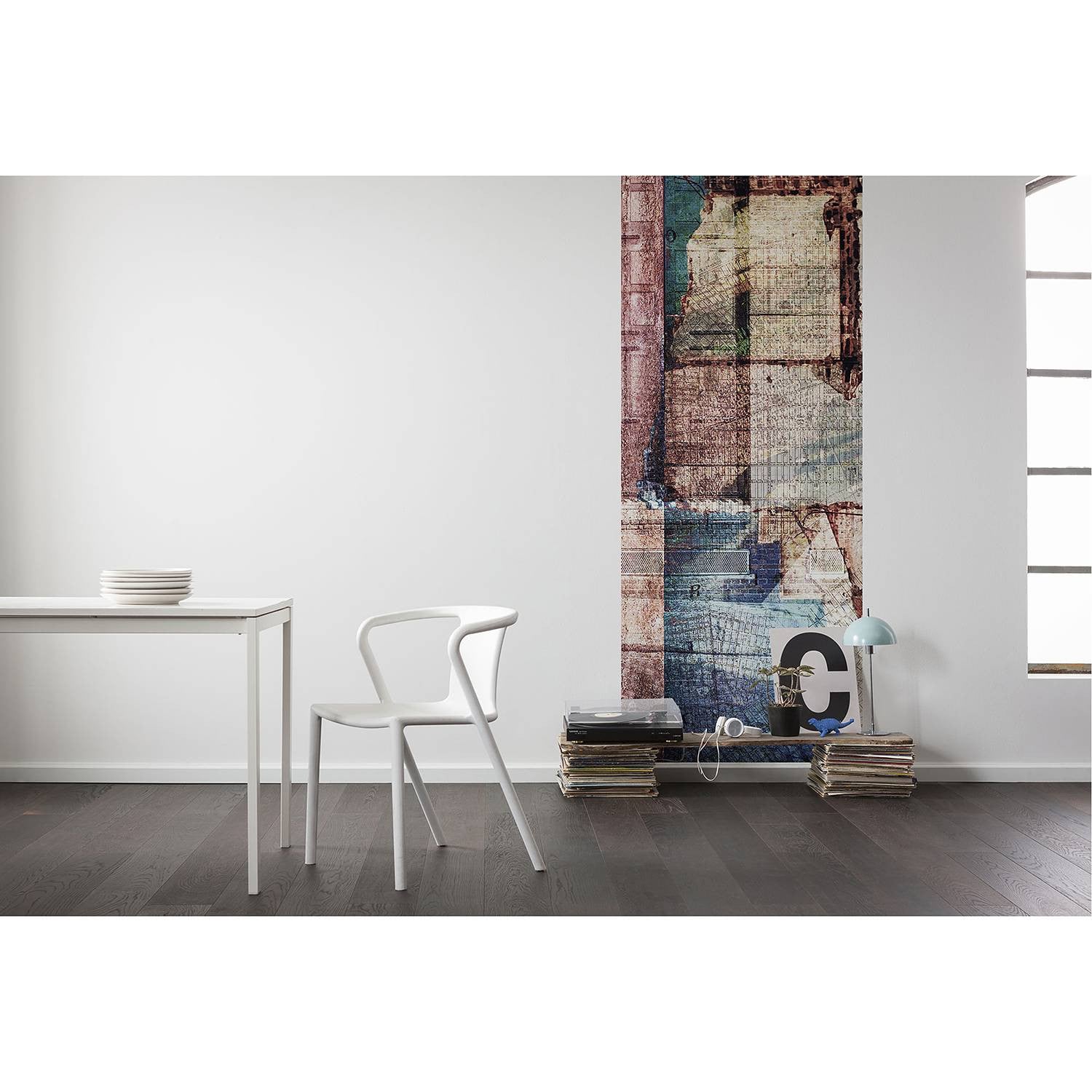 home24 Fotobehang Urban Art Panel B: 100 cm, H: 250 cm