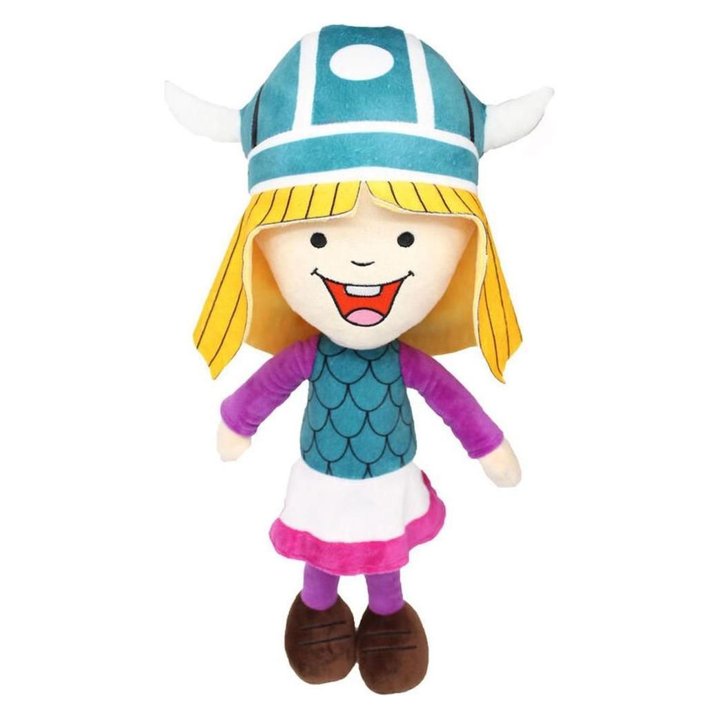 Tinisu Wickie Kuscheltier - 30 cm Plüschtier Wickie und die starken Männer Stofftier (9 cm) (PLH1063)