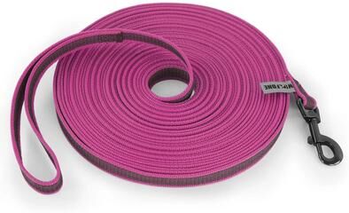 Uplifted Goods Dual Color Long Dog Training Leash pink 5m