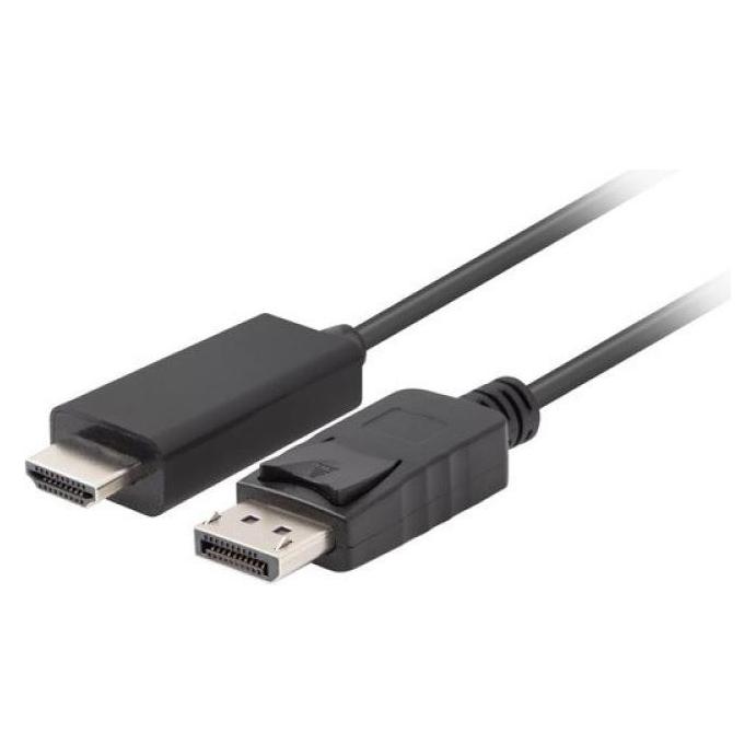 Lanberg CA-DPHD-11CC-0050-BK cable gender changer DisplayPort HDMI Black (5 m) (CA-DPHD-11CC-0050-BK)