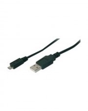 DIGITUS Assmann USB-Kabel USB Typ A 4-polig M 5-polig Micro-USB Typ B M 1.8 m USB/USB 2.0 geformt Schwarz (AK-300127-018-S)