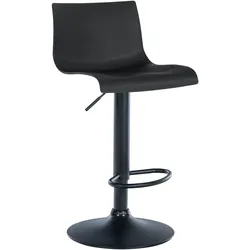 CLP Barhocker Branford Kunststoff   Farbe: schwarz, Material: Kunststoff