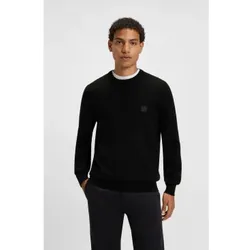 BOSS für Herren. 50527583 Kanovano schwarzer Pullover (M), Lässig, Polyester
