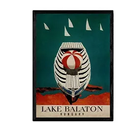 POSTER Balaton Vintage A3 Rahmenlos