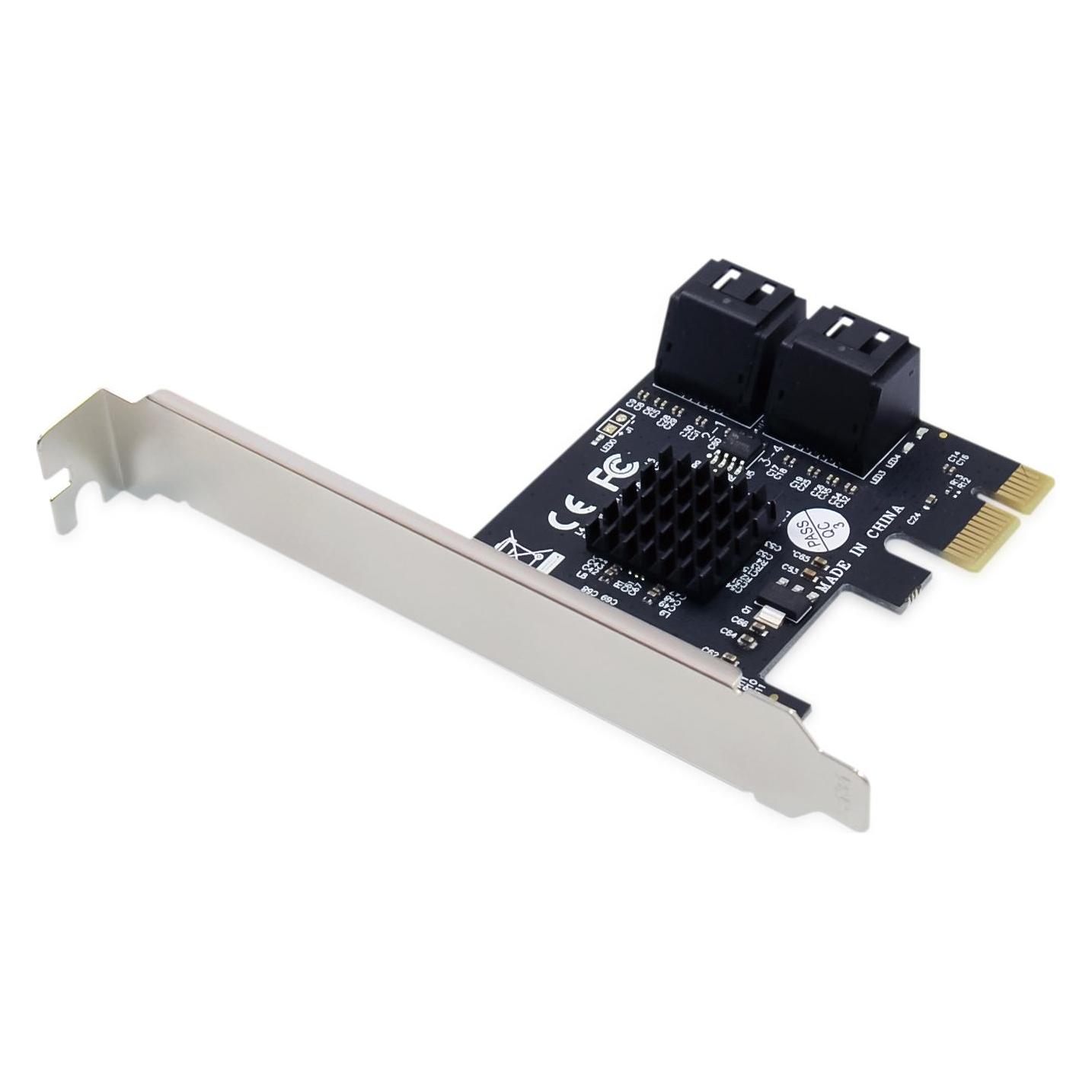 Conceptronic EMRICK 4-Port-SATA-PCIe-Adapter mit SATA-Kabel (EMRICK03G)