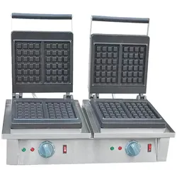 Matériel HORECA Professionelles elektrisches Doppel-Waffeleisen - GDWF-04-2 | Hardware Horeca