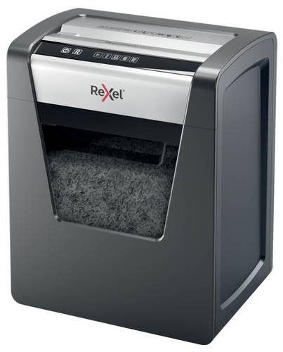 Rexel Momentum M510 Aktenvernichter 10 Blatt Mikroschnitt 2 x 15mm P-5 23l Vernichtet auch Heftklammern, Büroklammern