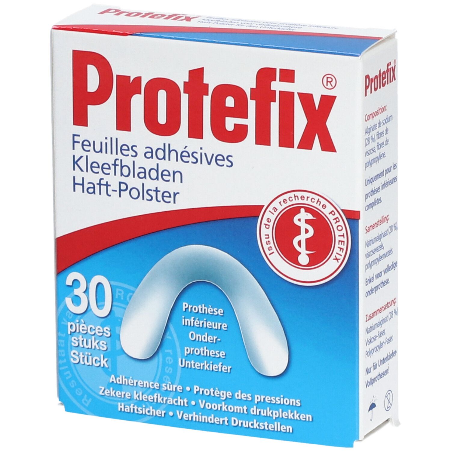 Protefix Kleefbladen Onderprothese 30 St Zubehör
