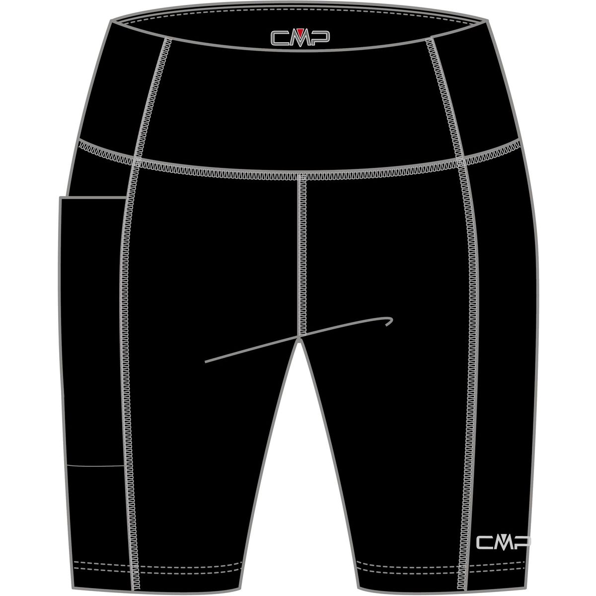 CMP Woman Shorts nero (U901) 40 35C6616-U901-40