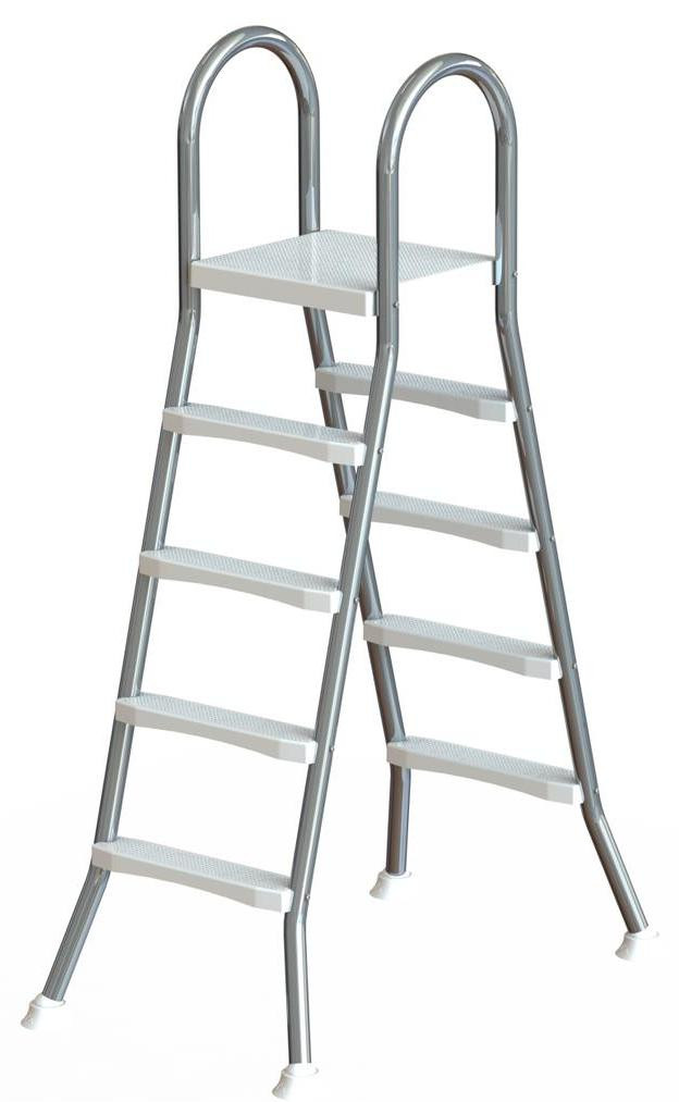 Mountfield Azuro De Luxe roestvrijstalen ladder A voor zwembaden tot 1,40 meter diep
