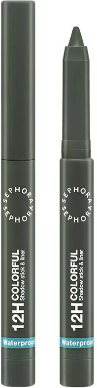 SEPHORA - 12H Colorful - Lidschatten und Stift, 1.4 g,  Army green matte
