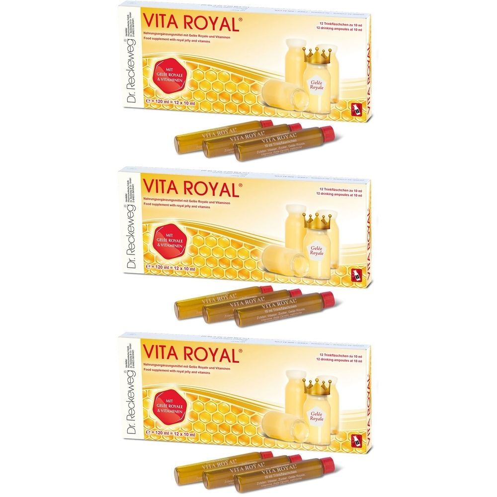 Vita Royal Portionsflaschen 3x 3x12x10 ml Trinkampullen