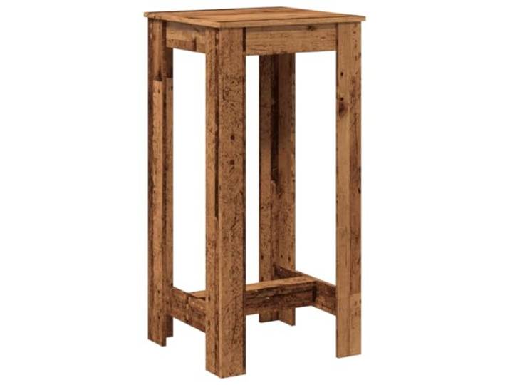 KGHERMDF Bartisch Altholz-Optik 51x50x103,5 cm Holzwerkstoff Robust, Feuchtigkeitsbeständig, Pflegeleicht, Vielseitig für Küche, Wohnzimmer, Essbereich