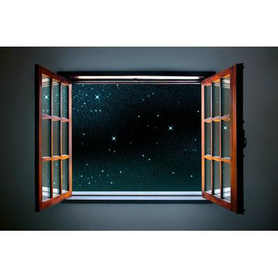 Fototapete PAPERMOON "Clear Star Heaven", bunt, B:2,5m L:1,86m, Vlies, Tapeten