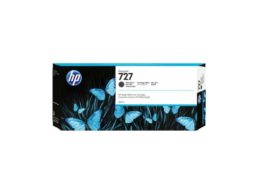 HP 727 - 300 ml - mit hoher Kapazität - mattschwarz (C1Q12A)