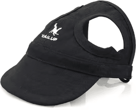 Inspire Picks Adjustable Dog Baseball Cap Cute Pet Sun Hat With Ear Holes For Outdoor Use black m