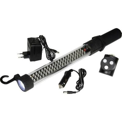 HP Autozubehör 28368 60+17LED Akku Arbeitsleuchte LED LED-Stablampe akkubetrieben, über Steckernetzteil, mit KFZ-Stecker 5 W 110 lm