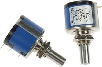 Spectrol Potentiometer met 10 omwentelingen en resolutie 100e