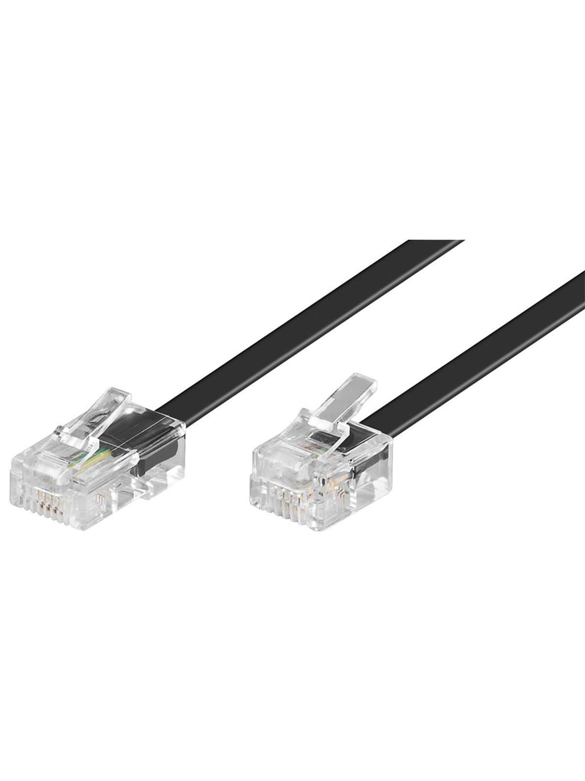 Pro Modular telephone cable - Schwarz - 15m