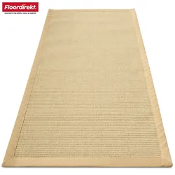 Floordirekt Sisal-Teppich   Mumbai   Naturfaser-Teppich mit Baumwollbordüre