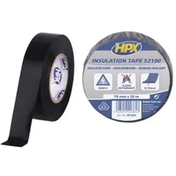 HPX, Klebeband, PVC insulating tape VDE - black 19mm x 20m (19 mm)