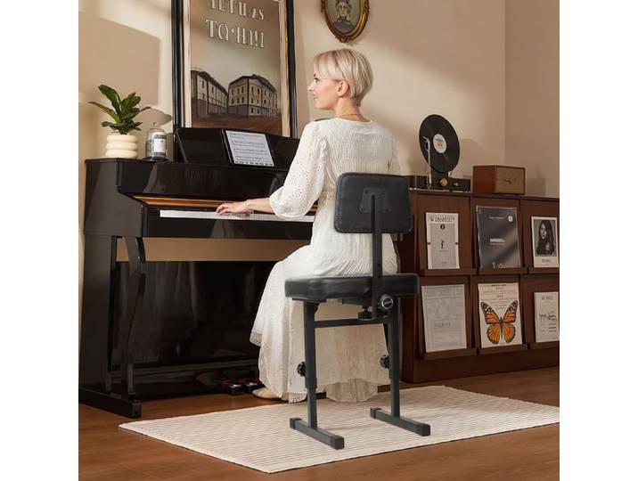 Tabouret de piano relevable et pliable 43*38cm