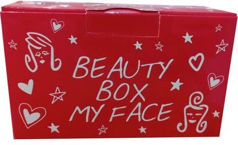 Low Up Cosmetics Cofre Beauty Box My Face Roja