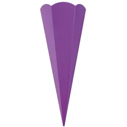 Papp-Schultüte, lila, 68 cm
