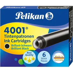Pelikan Tintenpatronen für Füller brillant-schwarz