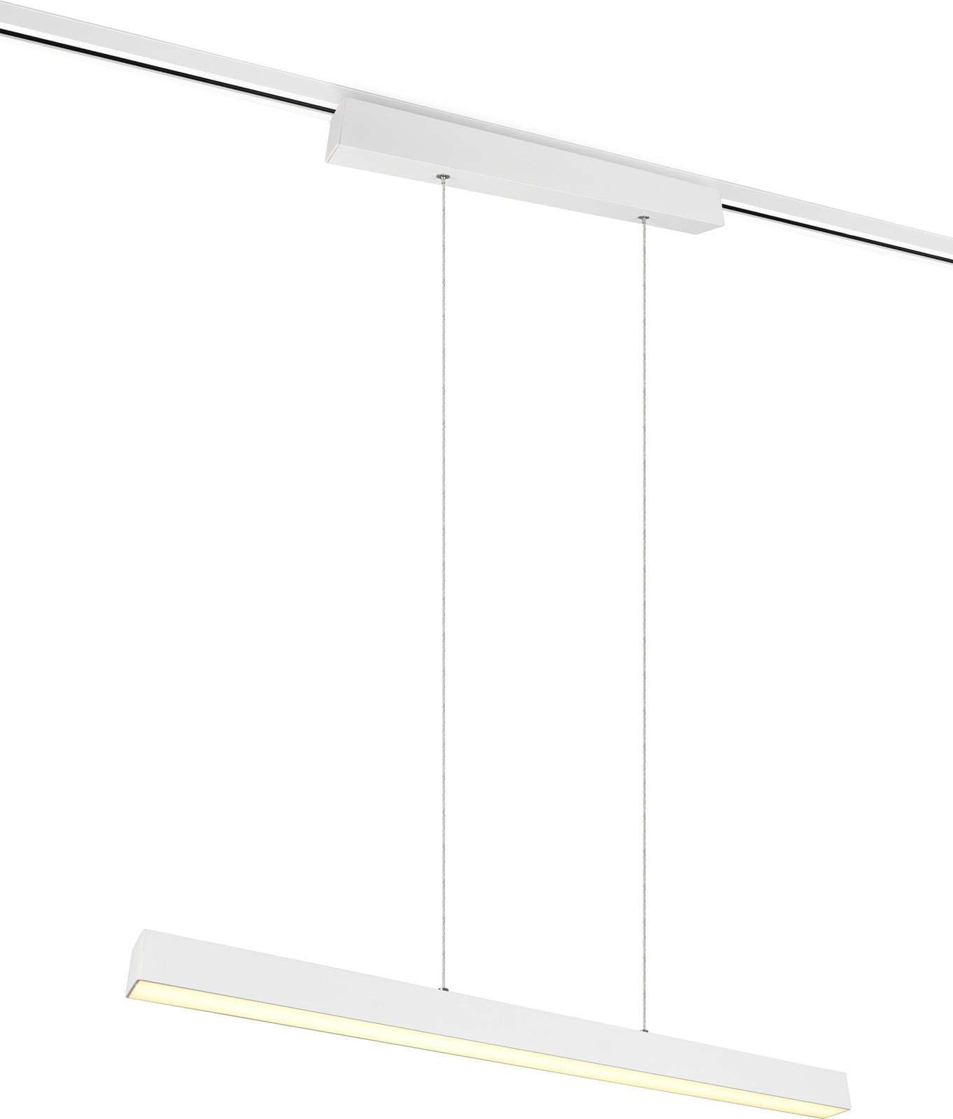 Trio LED-hanglamp Duoline wit, dimbaar, 29W, 3400lm, warm wit