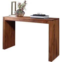 FineBuy Konsolentisch 115 x 75 x 40 cm Sheesham