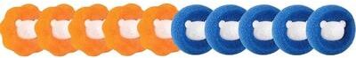 Inspired Living Magic Pet Hair Catcher Laundry Ball Kit For Washing Machine Reusable Clothes Hair Remover mixed 10pcs