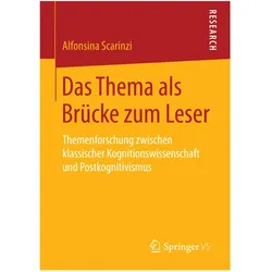 Das Thema als Brücke zum Leser, Fachbücher von Alfonsina Scarinzi