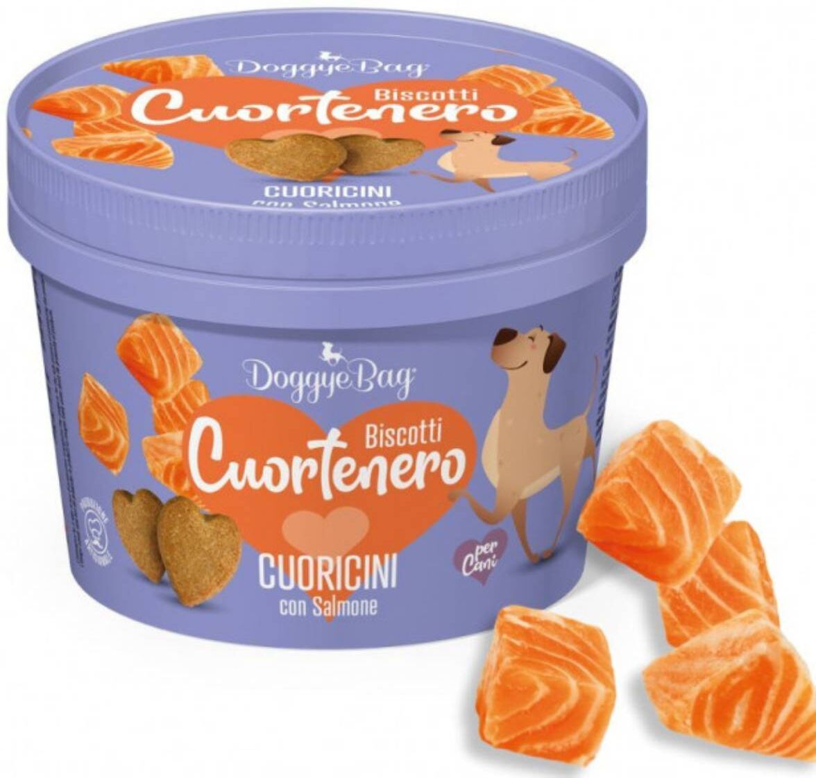 Doggye Bag DoggyeBag® Biscotti Cuortenero Cuoricini con Salmone per Cani 150 g