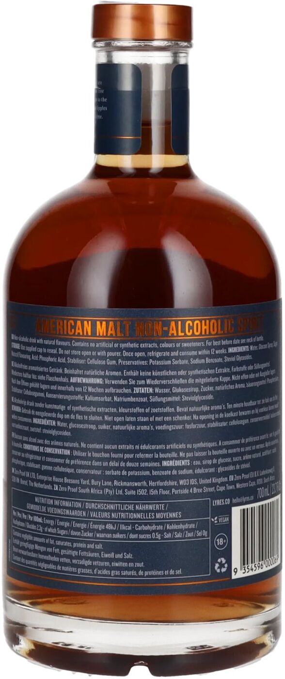 Lyre's Spirit Lyre's AMERICAN MALT Non-Alcoholic 0,7l