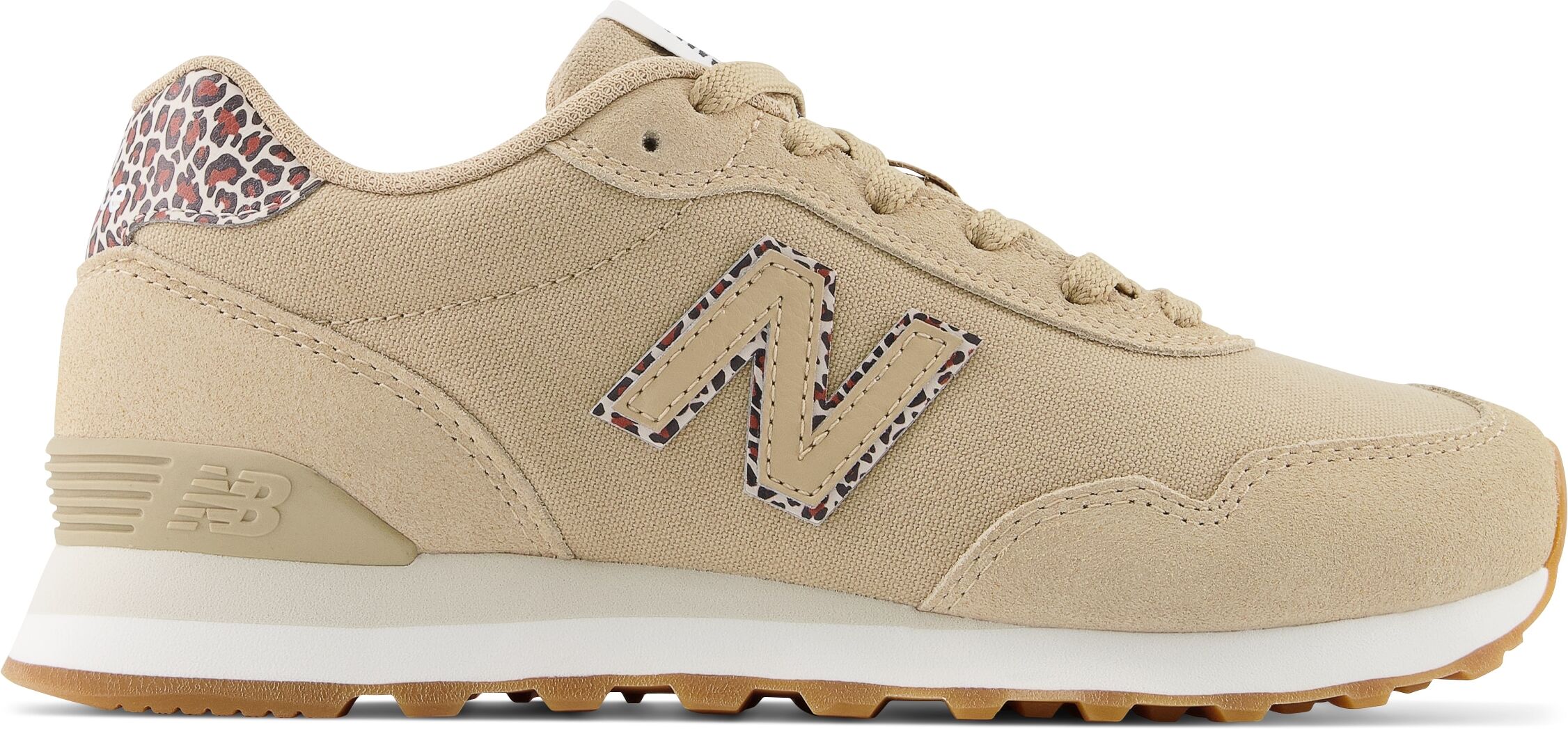 Sneaker NEW BALANCE "515", Damen, Gr. 39, beige (incense), Leder, Textil, Schuhe Sneaker, Pour adultes, avec semelle en caoutchouc incense 39