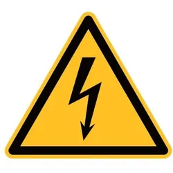 EICHNER Warnschild »Elektrische Spannung« PVC selbstklebend 31,5 cm mehrfarbig, 31.5x31.5 cm