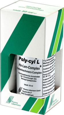 Pharma Liebermann GmbH POLY-CYL L Ho-Len-Complex Tropfen 50 ml 07183989