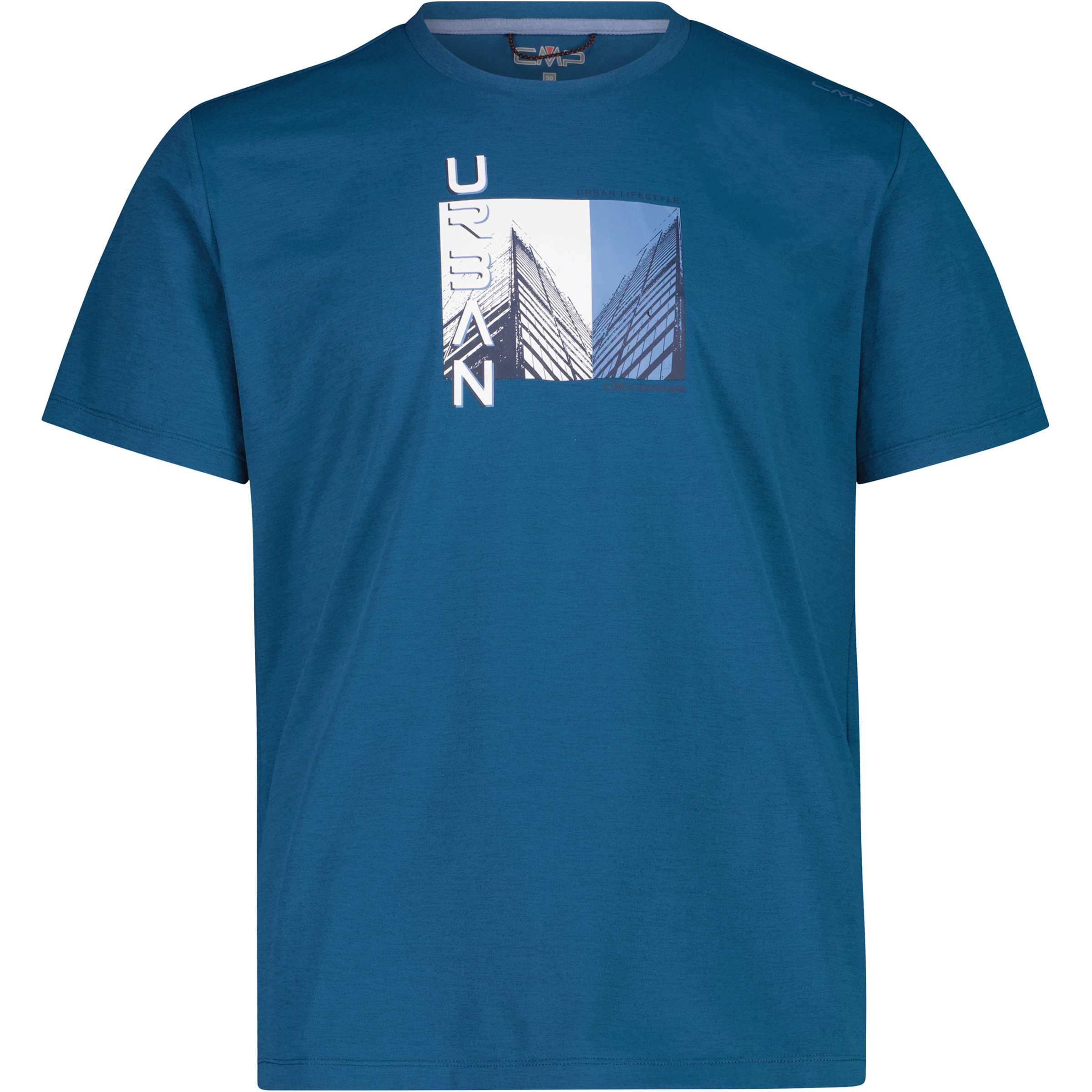CMP Herren T-Shirts blau Größe 3XL Lifestyle Schnell trocknend