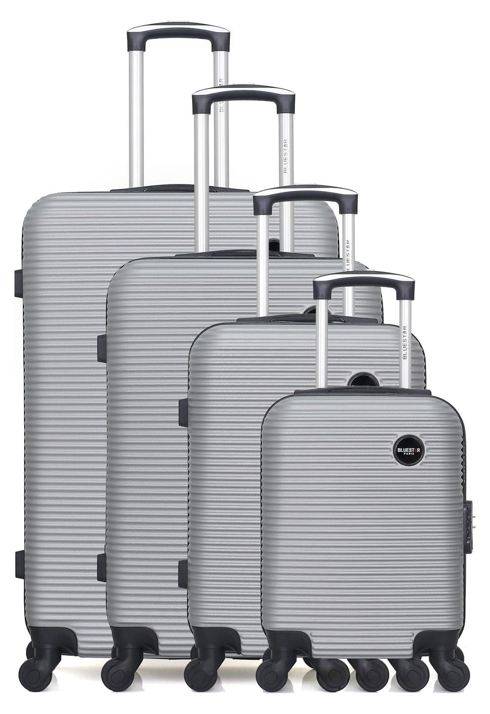 BLUESTAR - 4er-Set LONDON-M-Koffer, 75 cm, 4 Rollen