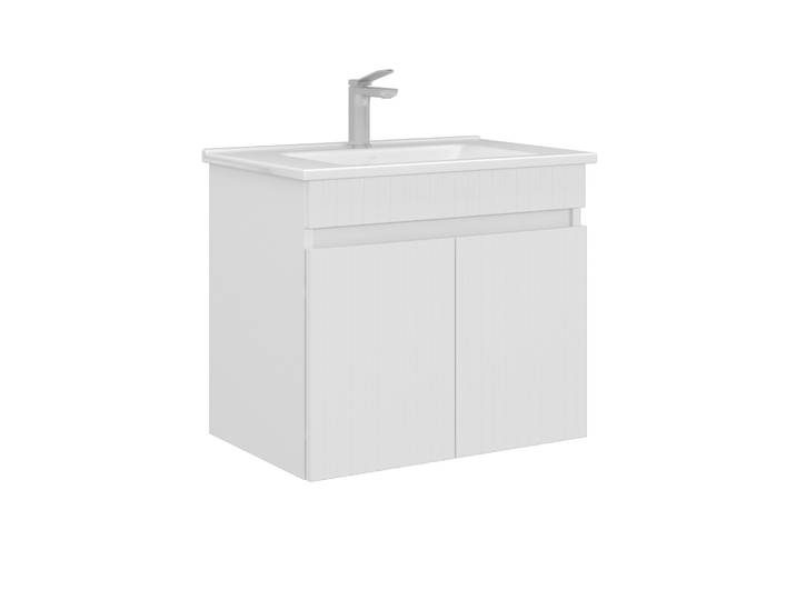 Meuble Vasque \ tivoli 65\ - 65 X 45 X 57 Cm - Matte White