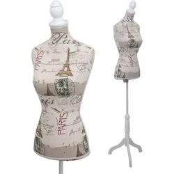 Schneiderpuppe T221, Schaufensterpuppe Torso weiblich, Schaumstoff ~ Paris