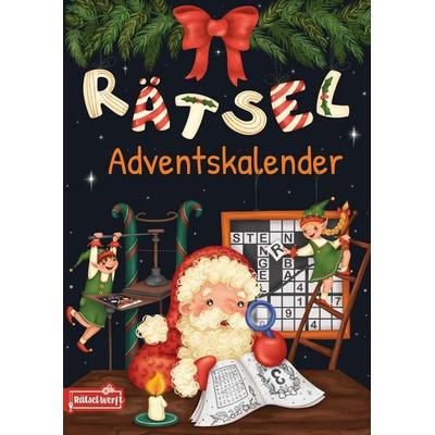 Rätsel Adventskalender, Taschenbuch von Rätsel Werft, Rätsel Werft, 978-94-038-1804-7