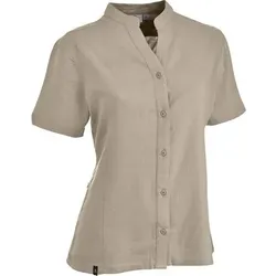 MAUL Damen Bluse Langensee - 1/2 Bluse in Leine, Größe 54 in Grau Grau