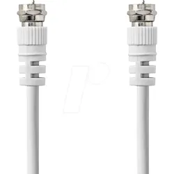 N CSGL41000WT10 - Satelliten- und Antennenkabel, F Stecker   F Stecker, 1.00m, We