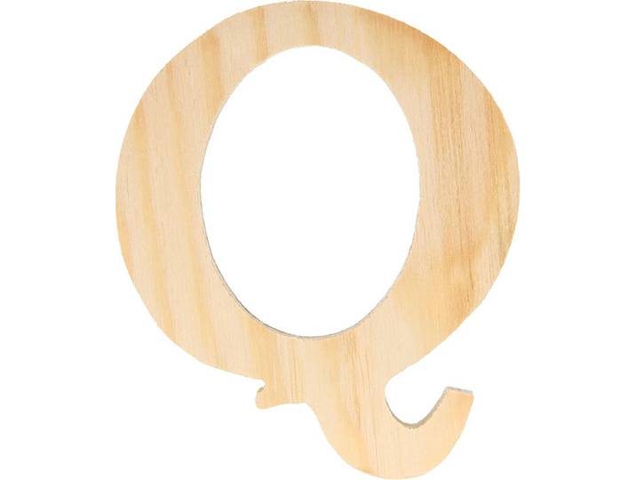 Artemio houten letter Q 11.5 cm