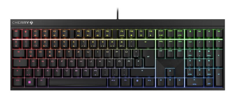 CHERRY MX 2.0S kabelgebundene Gaming Tastatur - QWERTZ DE - schwarz G80-3821LJBDE-2