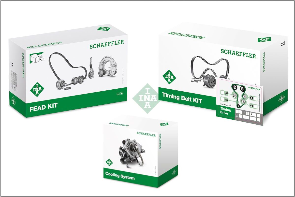 Zahnriemensatz (Riemen + Rolle + Pumpe) Schaeffler INA 530 0550 50
