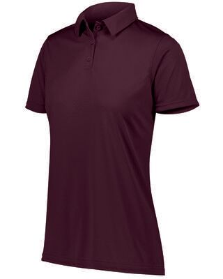 Augusta Sportswear 5019 Women's Vital Polo Shirt in Maroon size 3XL   Polyester